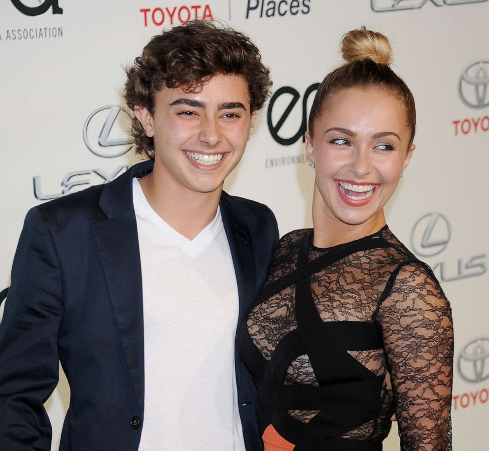 PHOTO: Actors Hayden Panettiere (R) and brother Jansen Panettiere arrive at the 2013 Environmental Media Awards at Warner Bros. Studios on Oct. 19, 2013 in Burbank, Calif.