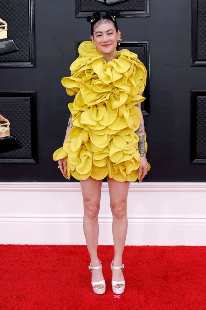 PHOTO: Japanese Breakfast attends the 64th GRAMMY Awards at MGM Grand Garden Arena, April 3, 2022, in Las Vegas.