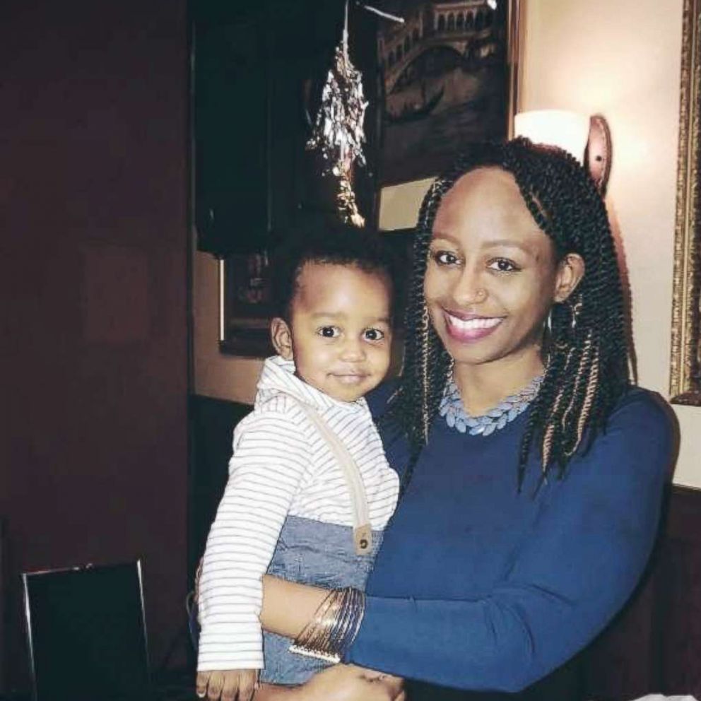 PHOTO: Jasmin Ford, 30, poses with her son, Caleb.