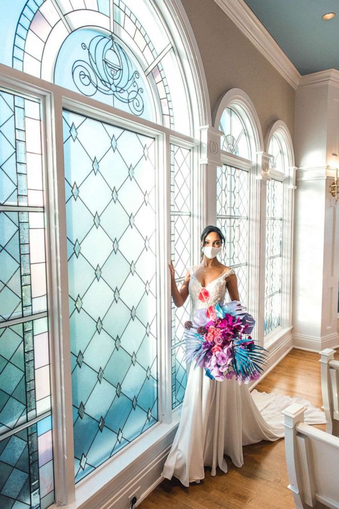 PHOTO: Model wears Disney Weddings Jasmine Mainline Dress, which is inspired by Princess Jasmine's adventurous spirit.