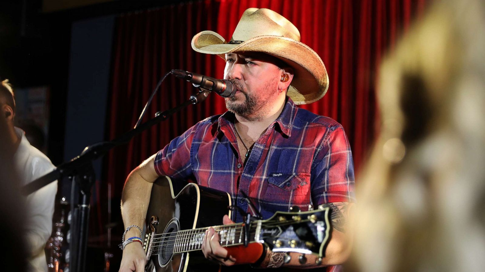 PHOTO: Jason Aldean performs at the Cambria Hotel Nashville on Nov. 12, 2019 in Nashville, Tenn.