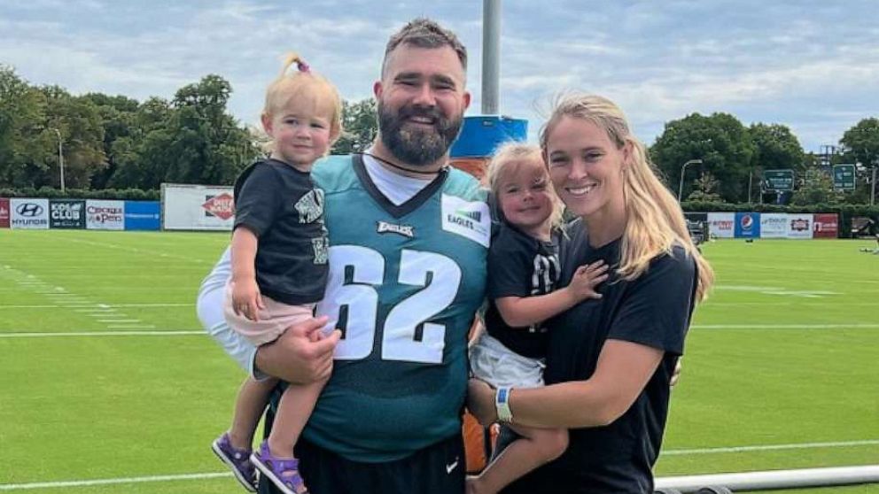 PHOTO: In this image posted to her Instagram account, Kylie McDevitt is shown with her husband Jason Kelce and their children.