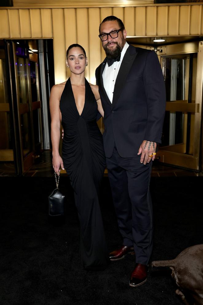 PHOTO: Adria Arjona and Jason Momoa attend SNL50: The Anniversary Special, on Feb. 16, 2025, in New York.