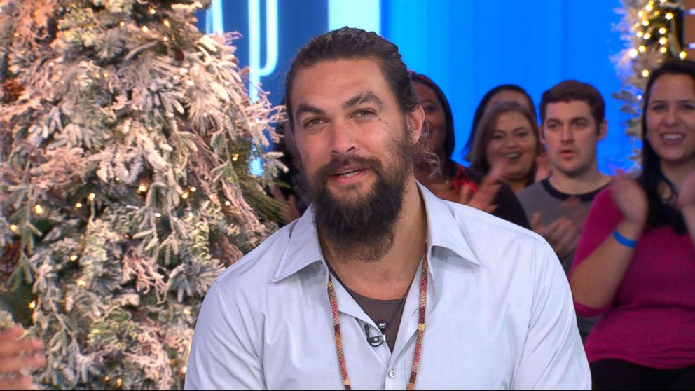 PHOTO: Jason Momoa on "Good Morning America," Dec. 3, 2018. 