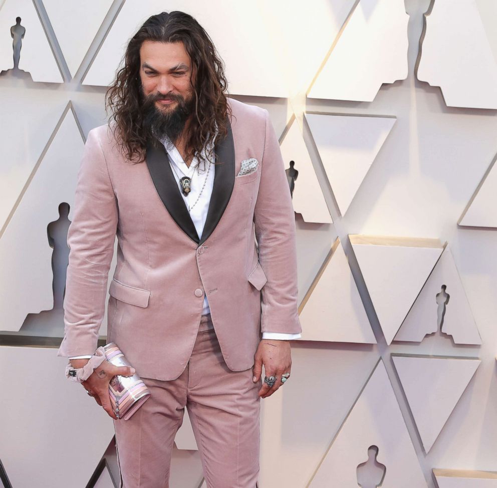 of Jason Momoa's pink at the Oscars? Here are versions you can wear too - Good Morning America