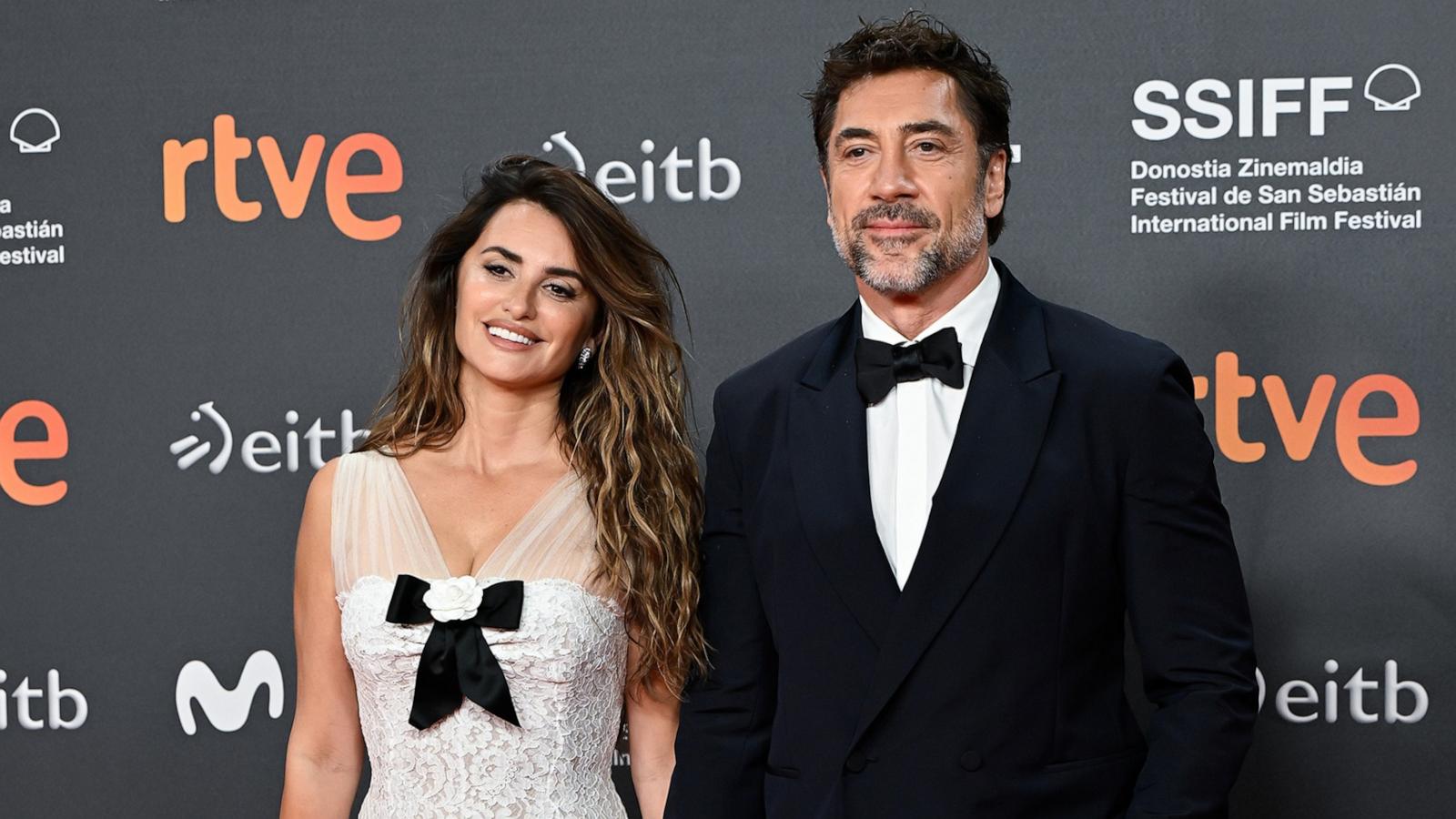 PHOTO: Penelope Cruz and Javier Bardem attend the opening ceremony during the 72nd San Sebastian International Film Festival at Kursaal, San Sebastian, on Sept. 20, 2024, in San Sebastian, Spain.