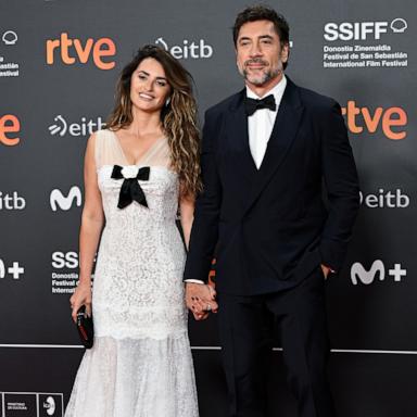 PHOTO: Penelope Cruz and Javier Bardem attend the opening ceremony during the 72nd San Sebastian International Film Festival at Kursaal, San Sebastian, on Sept. 20, 2024, in San Sebastian, Spain. 