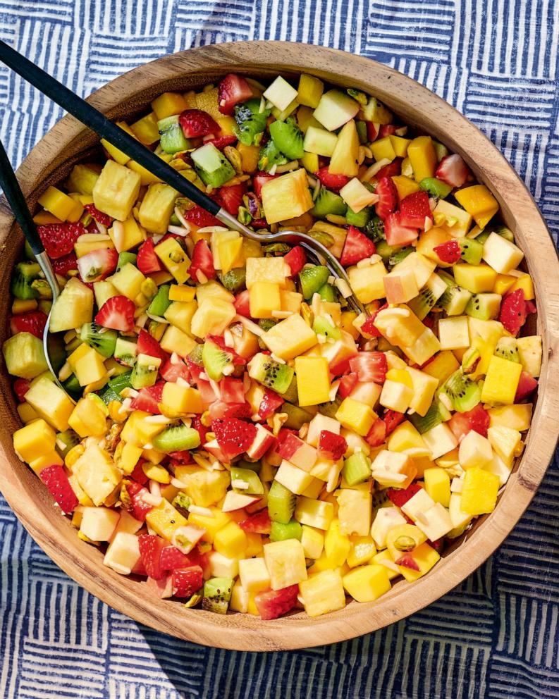 PHOTO: Yumna Jawad's rose water fruit salad.