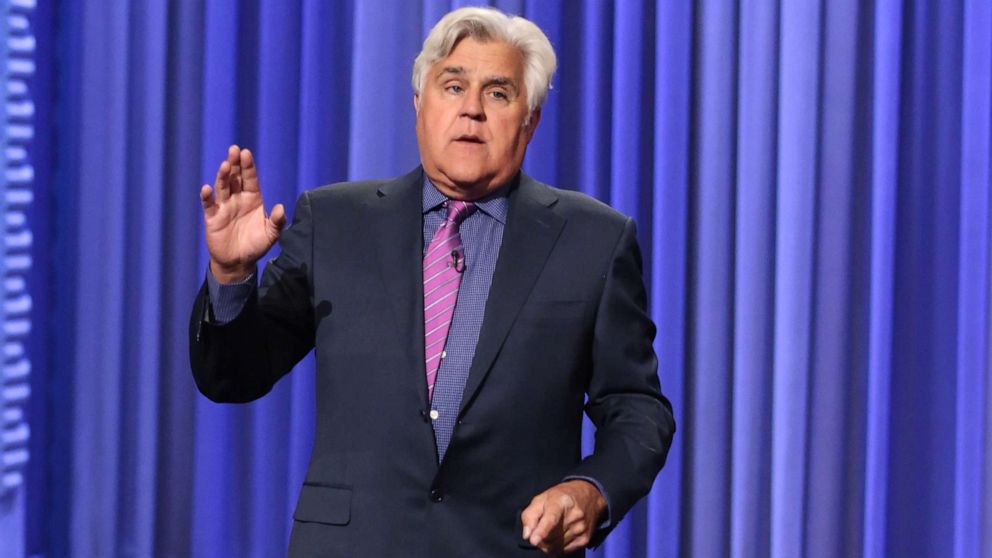 VIDEO: Jay Leno returns to stage after car fire injury