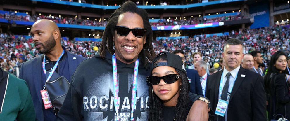 Jay Z enjoys cute NFL date with stylish daughter Blue Ivy
