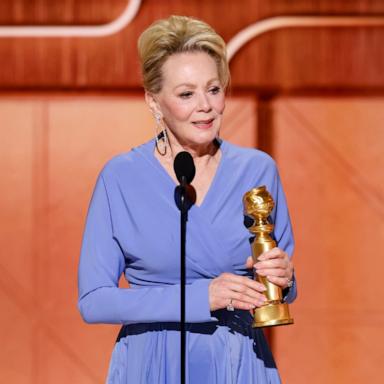 PHOTO: Jean Smart accepts the award for Female Actor - TV Series - Musical or Comedy at the 82nd Annual Golden Globe Awards, Jan. 5, 2025, in Beverly Hills, Calif.