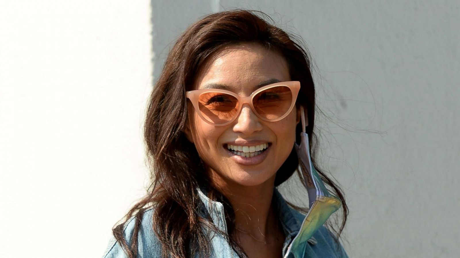 PHOTO: LJeannie Mai arrives for "Dancing with the Star" rehearsal, Oct. 17, 2020, in Los Angeles.