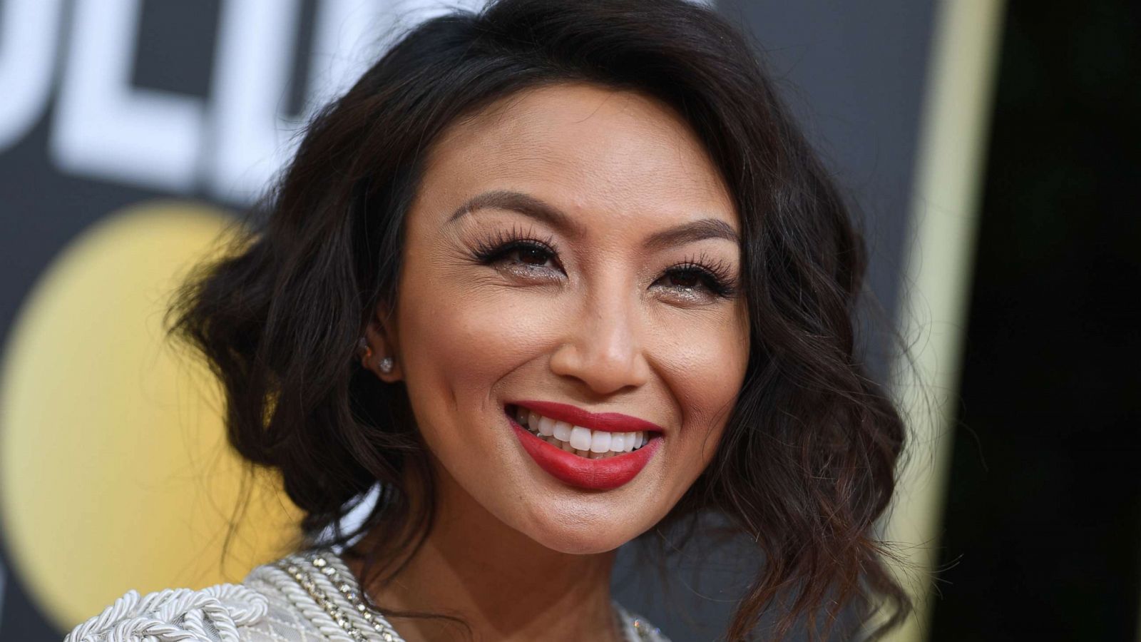 PHOTO: TV host Jeannie Mai arrives for the 77th annual Golden Globe Awards, Jan. 5, 2020, at The Beverly Hilton hotel in Beverly Hills, Calif.