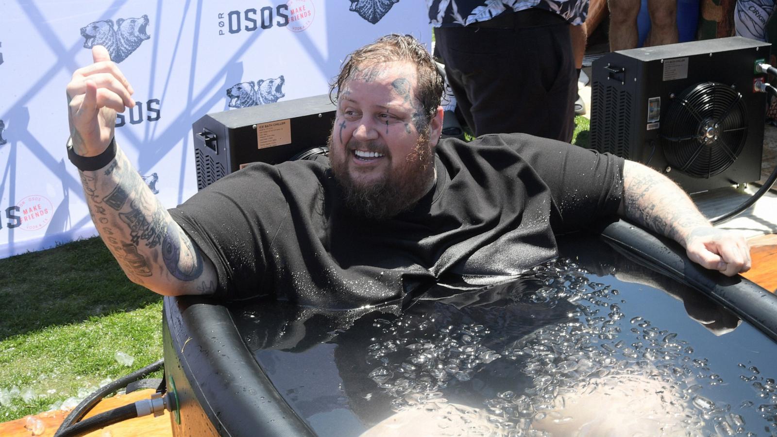 PHOTO: Jelly Roll attends Netflix is a Joke Fest - 2 Bears 5K at Rose Bowl Stadium, on May 7, 2024, in Pasadena, Calif.