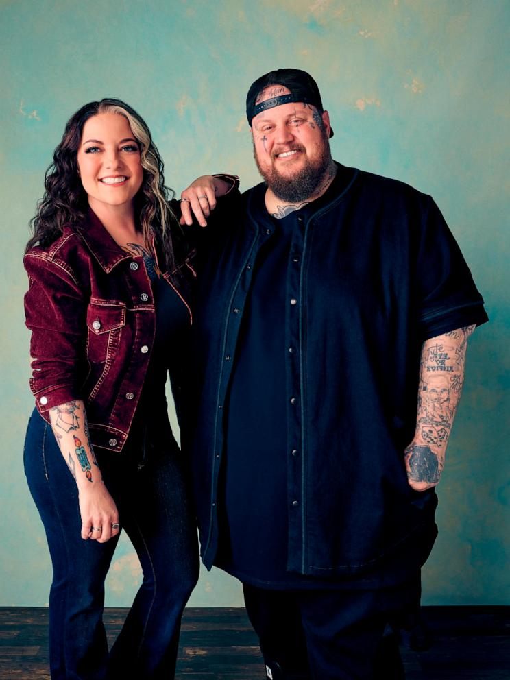 PHOTO: CMA FEST hosts Ashley McBride and Jelly Roll.