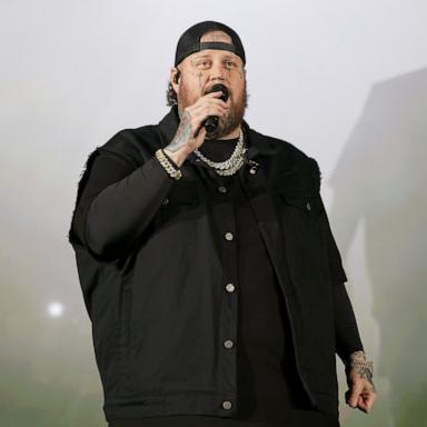 PHOTO: Jelly Roll performs onstage during Jelly Roll & Friends: A Concert for All First Responders at Rose Bowl Stadium, Feb. 1, 2025, in Pasadena, Calif.