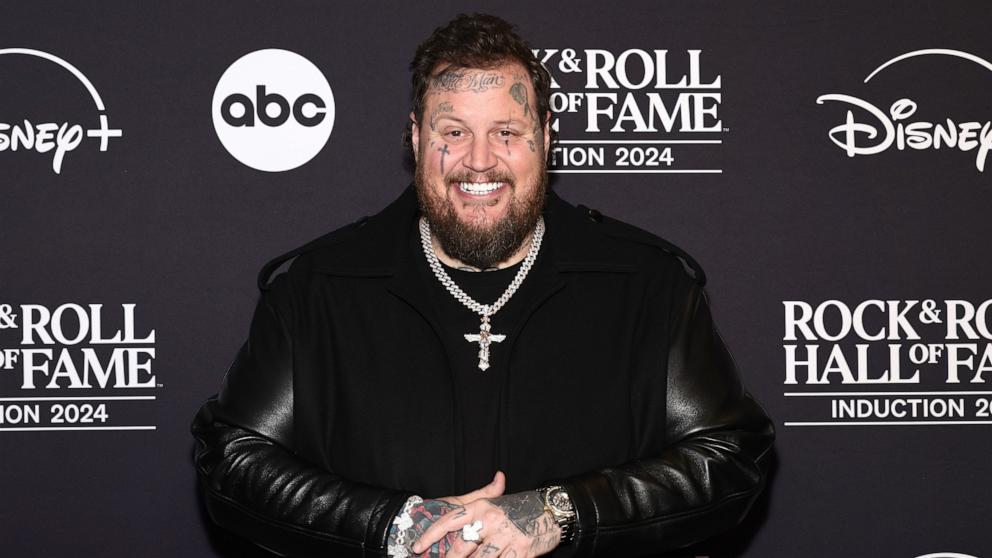 PHOTO: Jelly Roll attends the 2024 Rock & Roll Hall Of Fame Induction Ceremony streaming on Disney+ at Rocket Mortgage Fieldhouse on Oct. 19, 2024 in Cleveland.