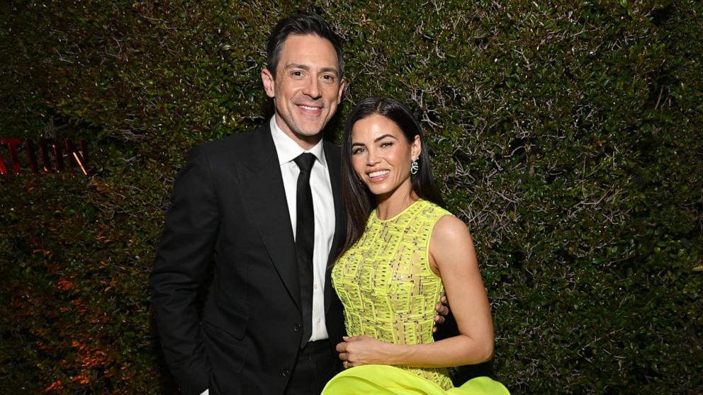 PHOTO: In this March 12, 2023, file photo, Steve Kazee and Jenna Dewan attend the Elton John AIDS Foundation's 31st Annual Academy Awards Viewing Party in West Hollywood, Calif.