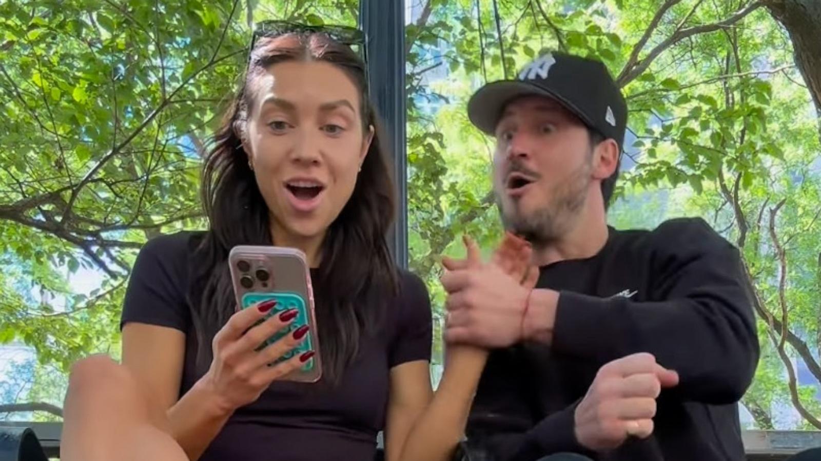 PHOTO: Jenna Johnson and Val Chmerkovskiy in a video Johnson shared to Instagram on July 17, 2024.