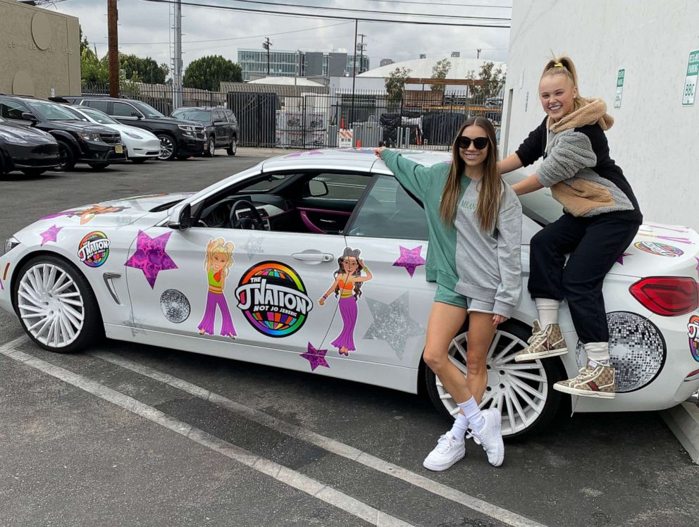 PHOTO: Jenna Johnson and JoJo Siwa are pictured in an undated behind-the-scenes photo during "Dancing With the Stars," season 30 in 2021.