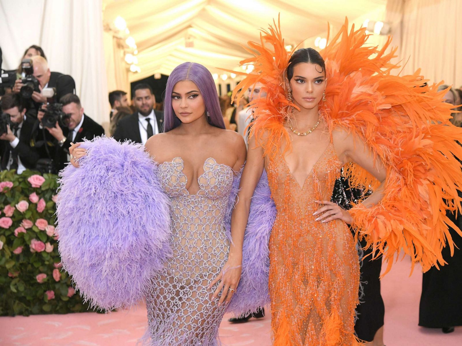 PHOTO: Kylie Jenner and Kendall Jenner attend The 2019 Met Gala Celebrating Camp: Notes on Fashion at Metropolitan Museum of Art on May 06, 2019 in New York City.