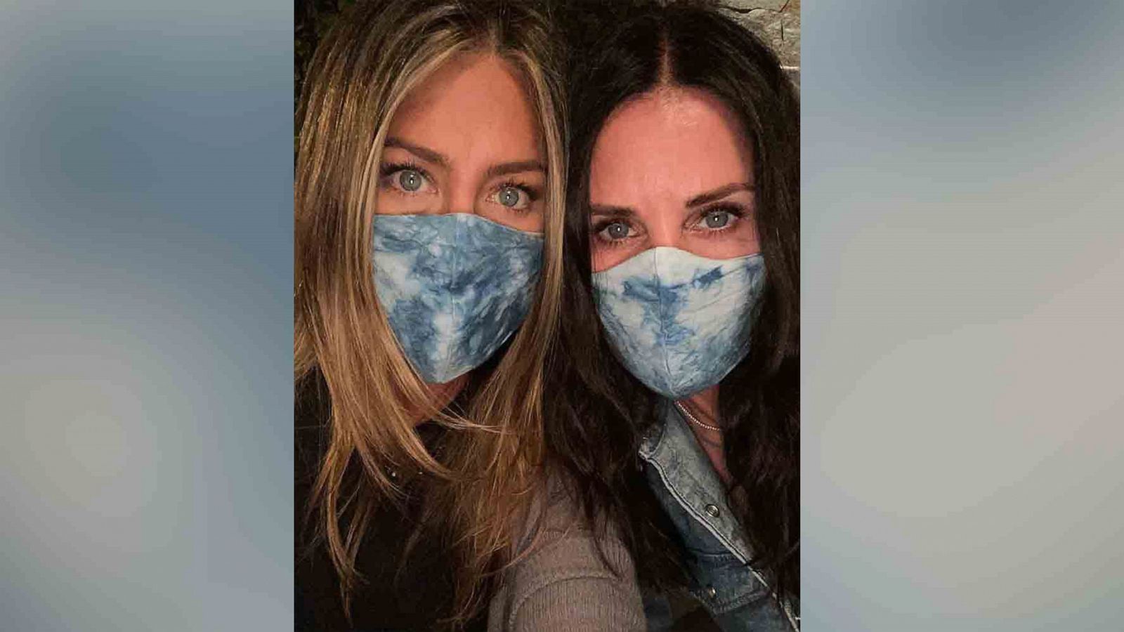 PHOTO: In this photo posted to her Instagram account, Jennifer Aniston joins with Courtney Cox to encourage people to wear masks.