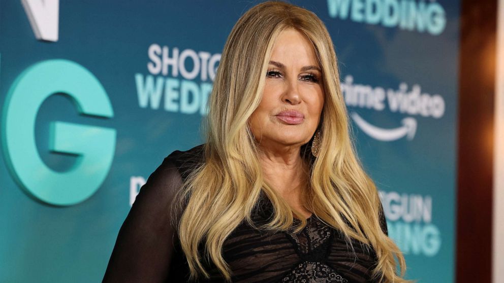 PHOTO: Cast member Jennifer Coolidge attends a premiere for the film "Shotgun Wedding" in Los Angeles, California, on January 18, 2023.