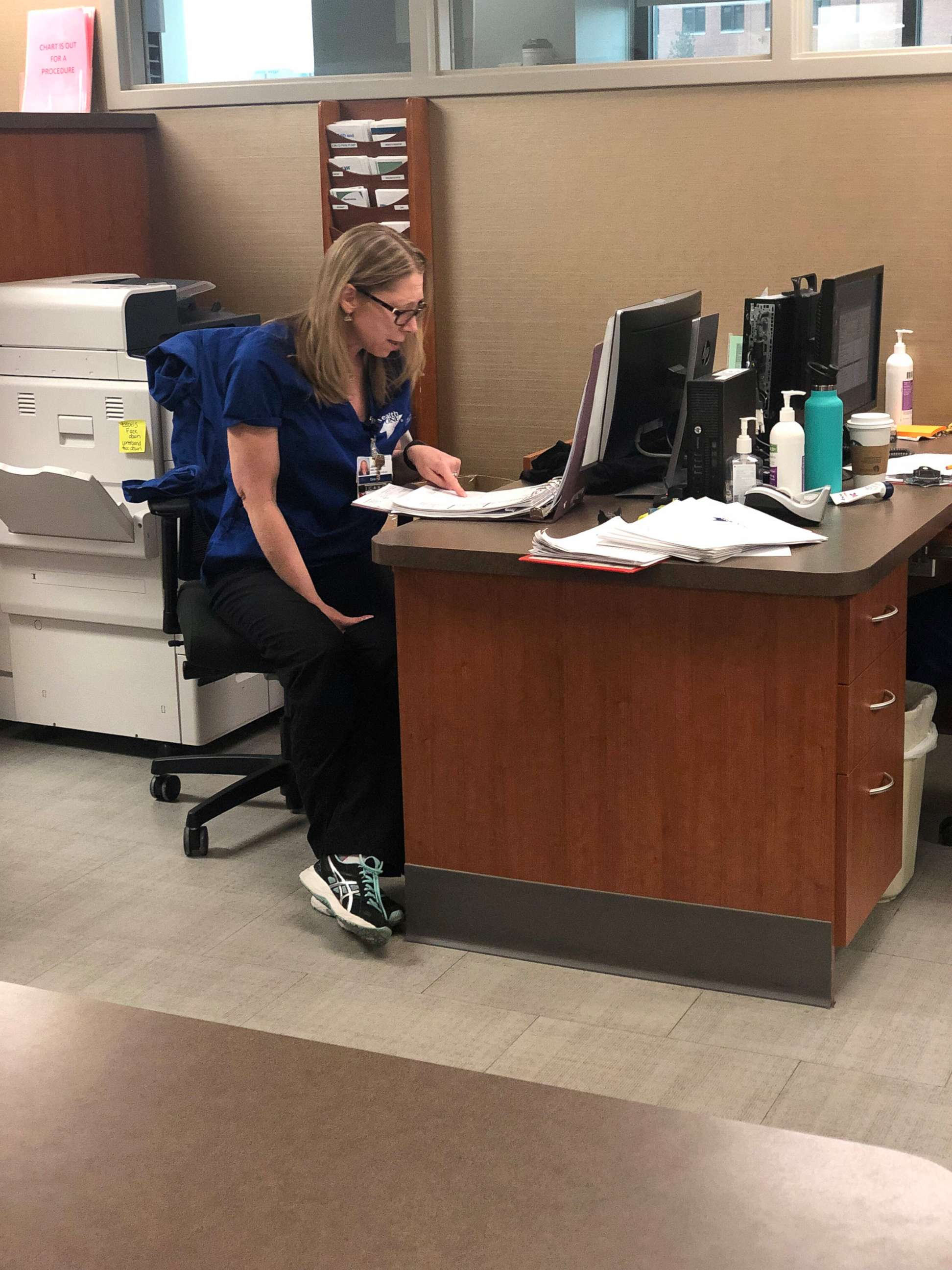 PHOTO: Jennifer Gaydosh, 48, works as a cardiovascular registered nurse at Rose Medical Center in Denver.