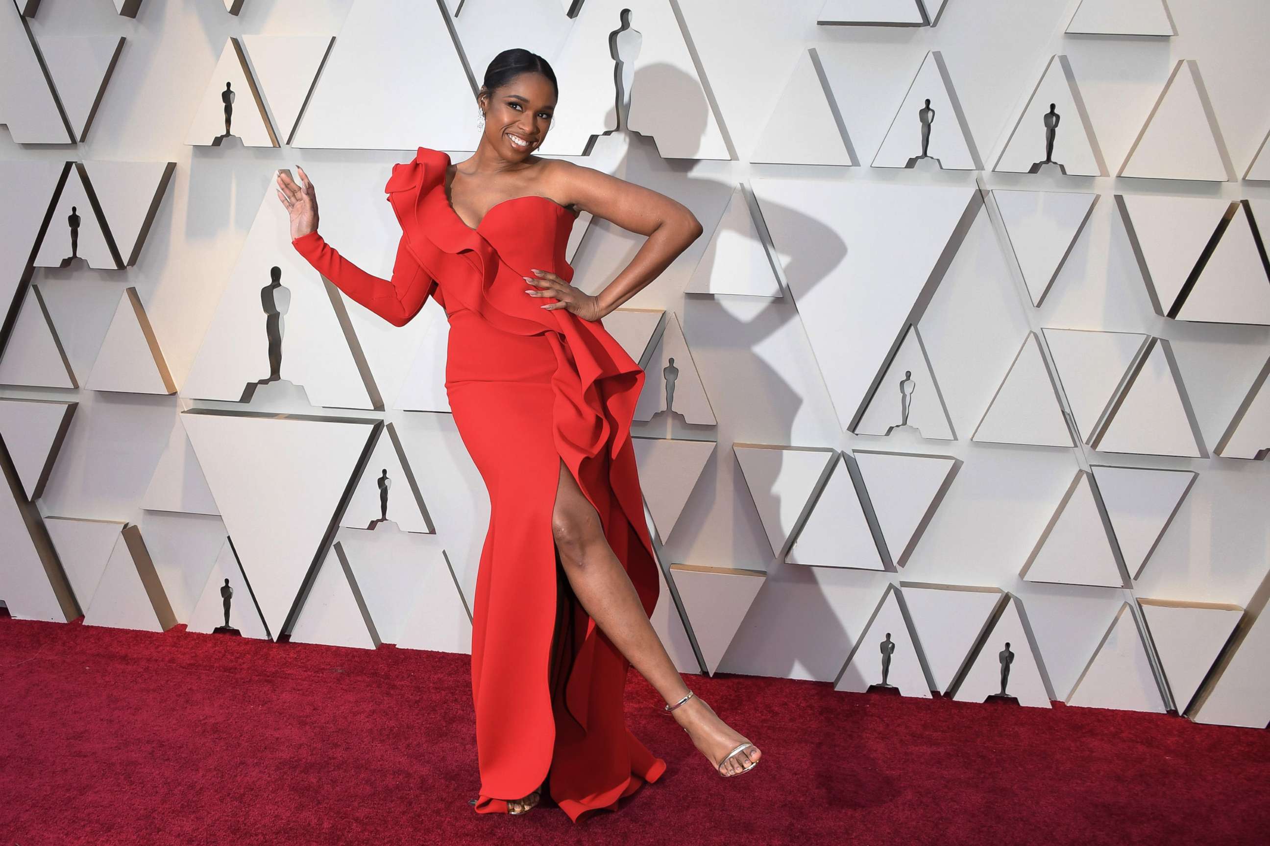 PHOTO: Singer Jennifer Hudson arrives for the 91st Annual Academy Awards at the Dolby Theatre in Hollywood, Calif., Feb. 24, 2019.
