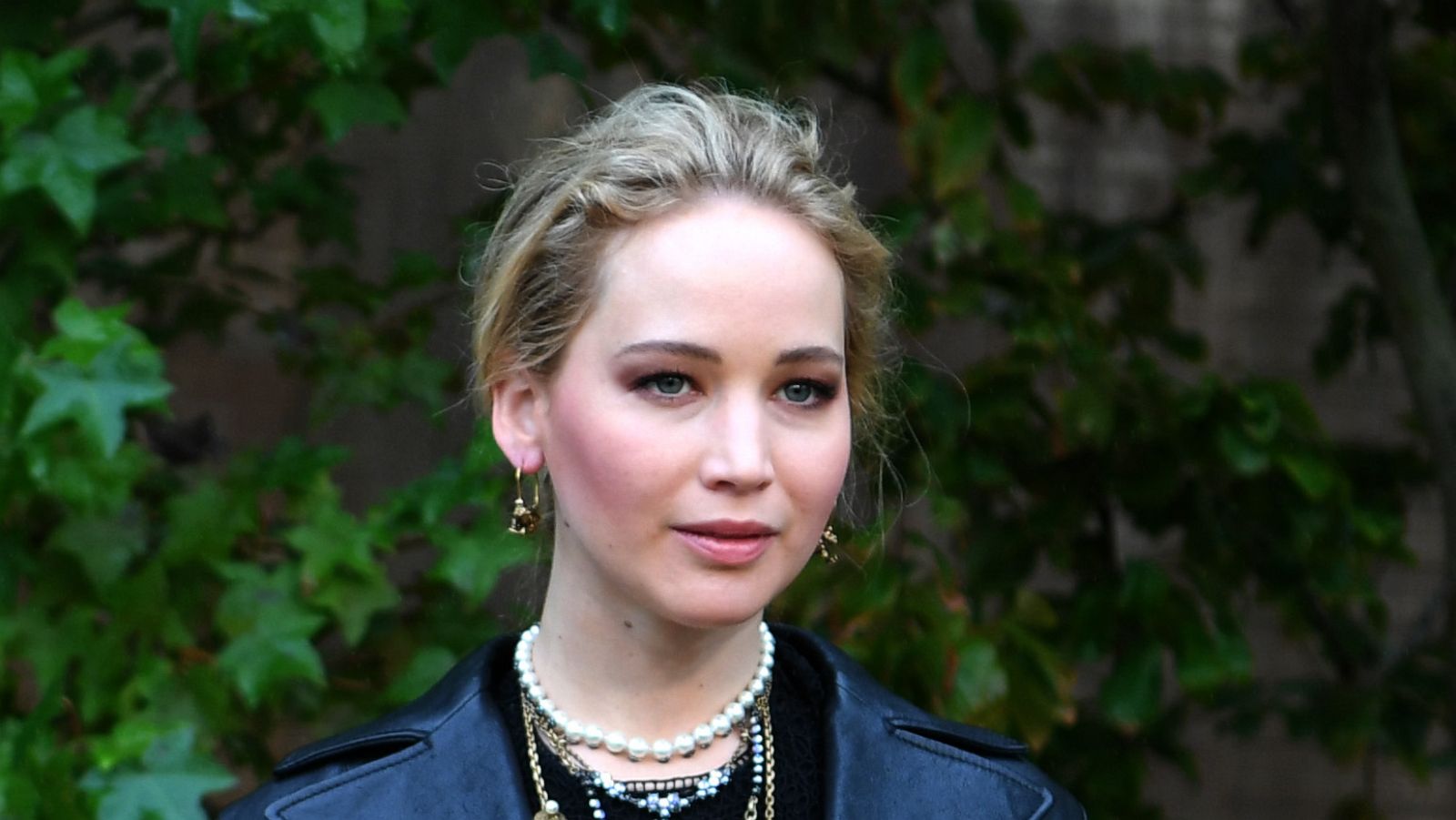 PHOTO: Actress Jennifer Lawrence poses during a photo call prior to the Maison Dior fashion show during the Women's Spring-Summer 2020 Ready-to-Wear collection fashion show in Paris, on Sept. 24, 2019.