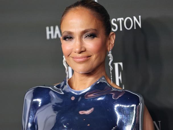 Celebrities in Silver Dresses: Jennifer Lopez, More