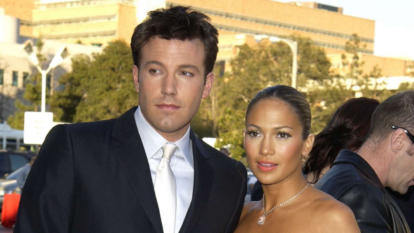 PHOTO: In this Feb. 9, 2003, file photo, Ben Affleck and Jennifer Lopez attend a movie premiere in Westwood, Calif.