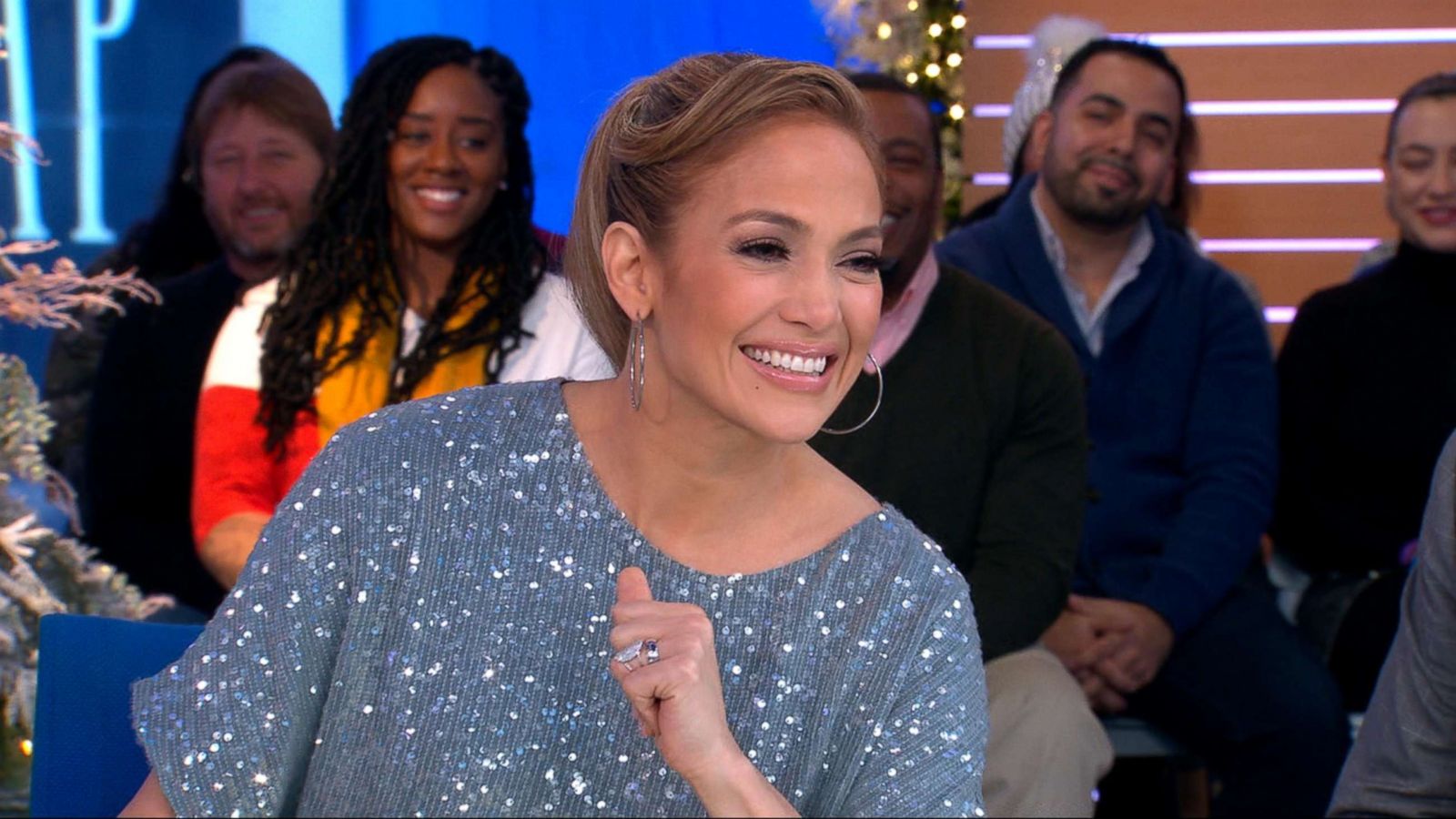 PHOTO: Jennifer Lopez appears on ABC's "Good Morning America," Dec. 12, 2018.