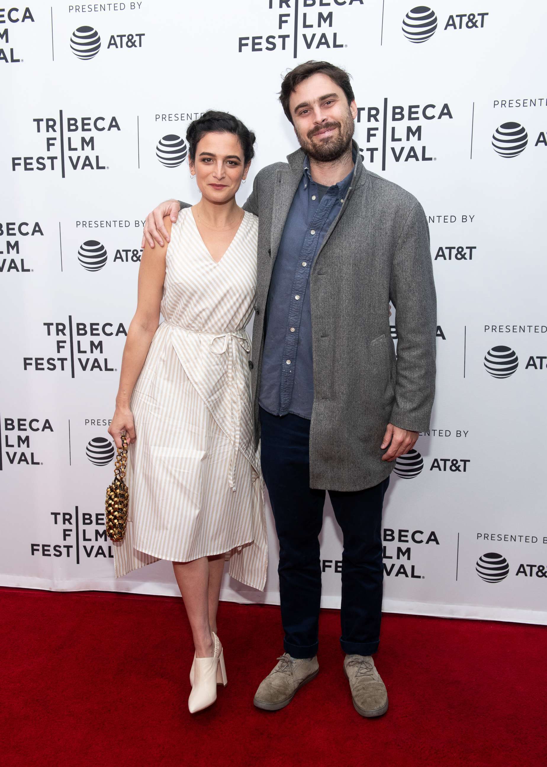 PHOTO: Jenny Slate and Ben Shattuck during the 2019 Tribeca Film Festival at SVA Theater, May 4, 2019, in New York City.