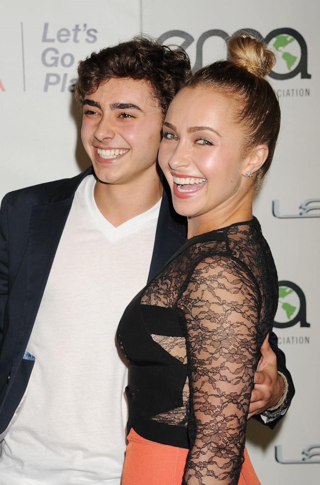 PHOTO: Actress Hayden Panettiere (R) and brother Jansen Panettiere arrive at the 2013 Environmental Media Awards at Warner Bros. Studios on Oct. 19, 2013 in Burbank, Calif.