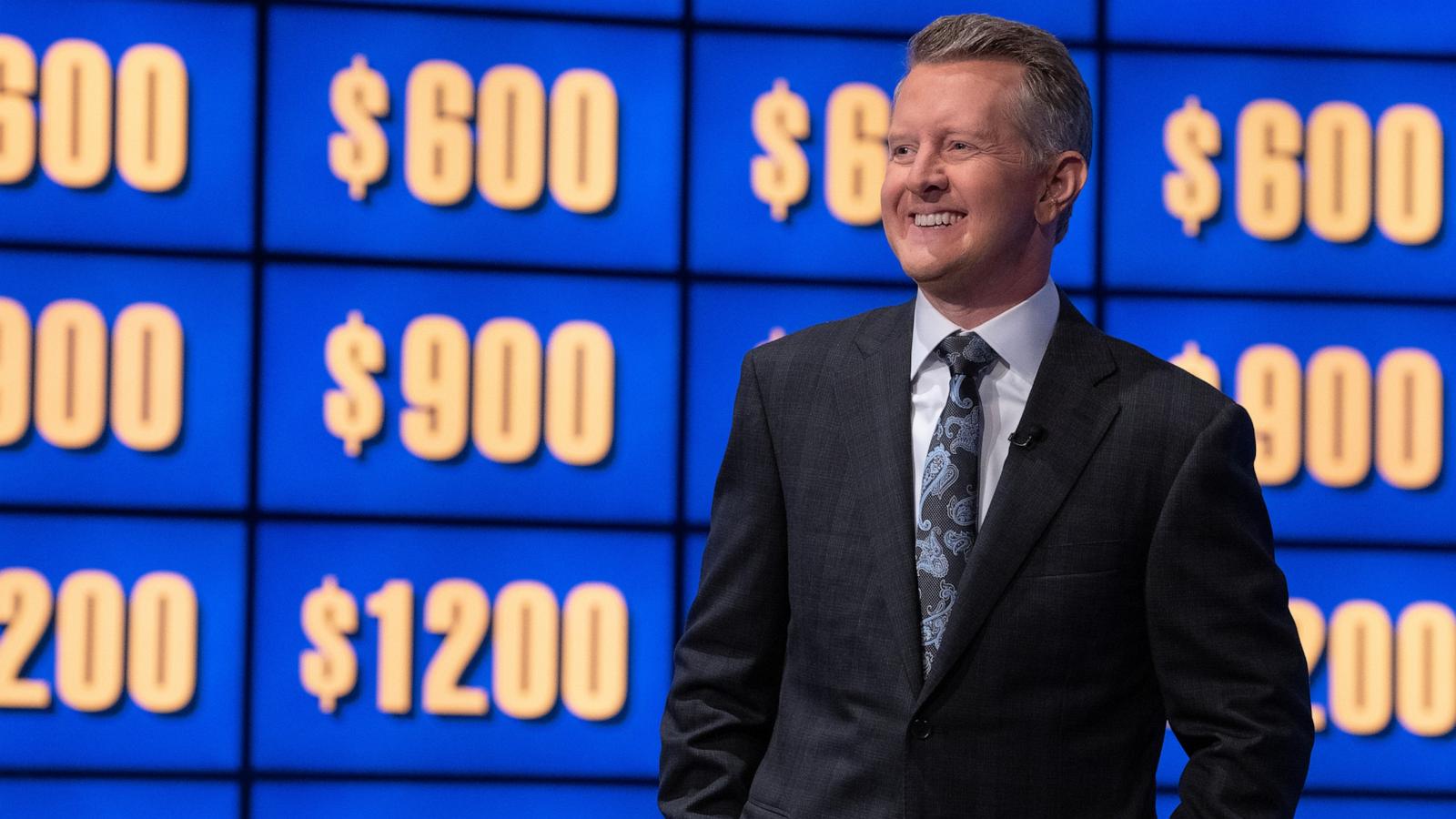 PHOTO: Celebrity Jeopardy with host Ken Jennings.