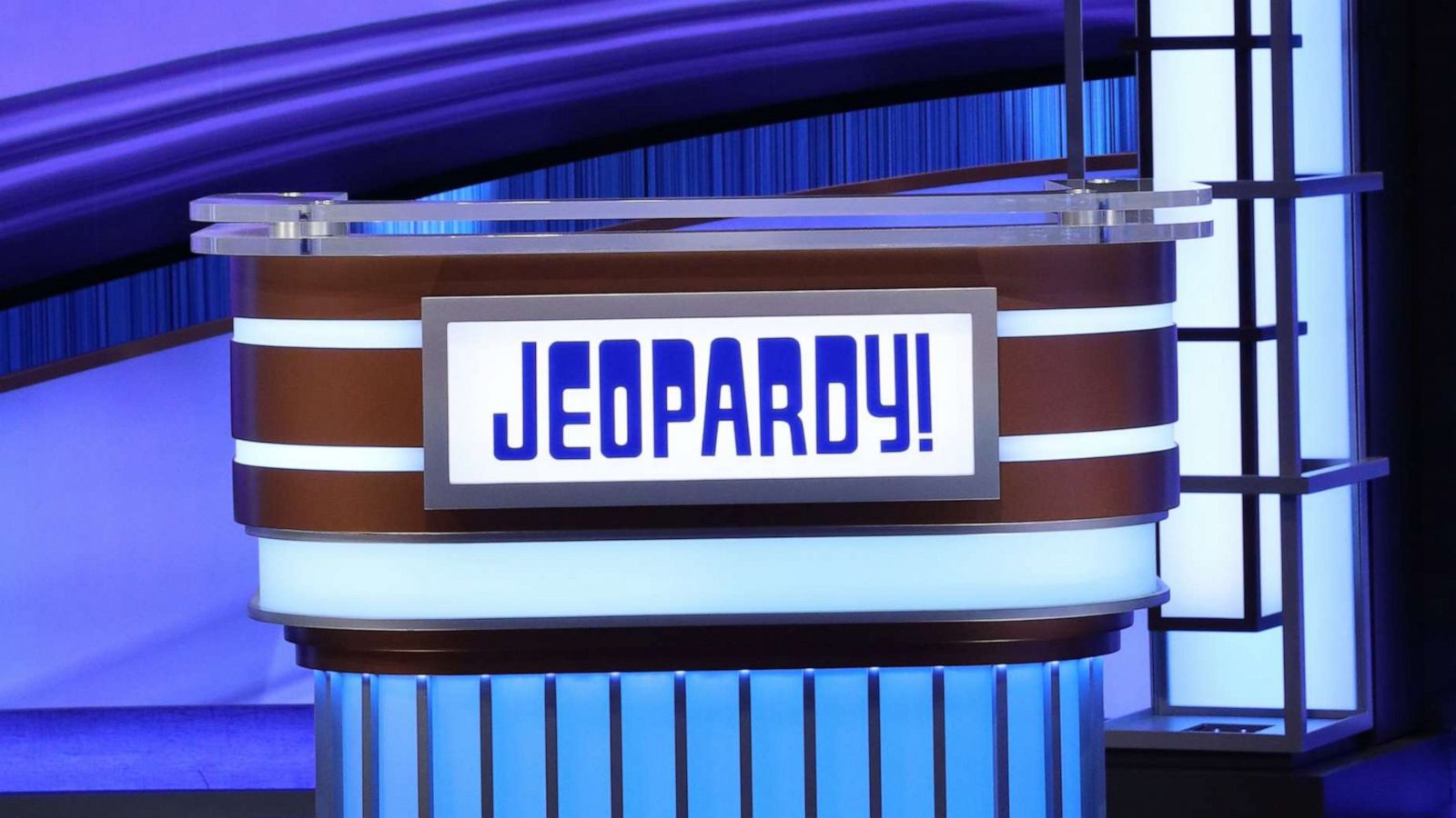 PHOTO: Jeopardy! host podium.