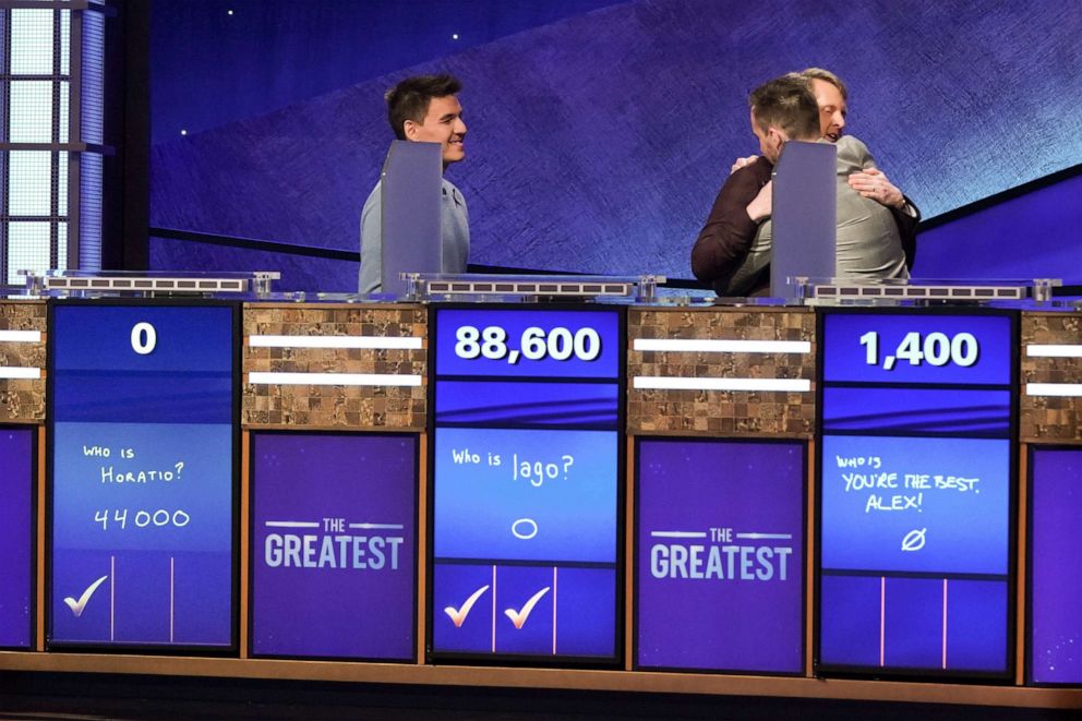 PHOTO: "Jeopardy! The Greatest of All Time," on Jan 14, 2020.