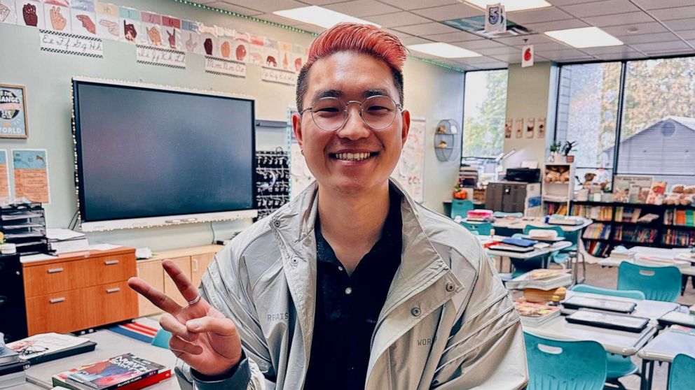 PHOTO: This school year, Jeremiah Kim started doing Beyoncé callbacks with his students and they have been a hit with his fourth graders.