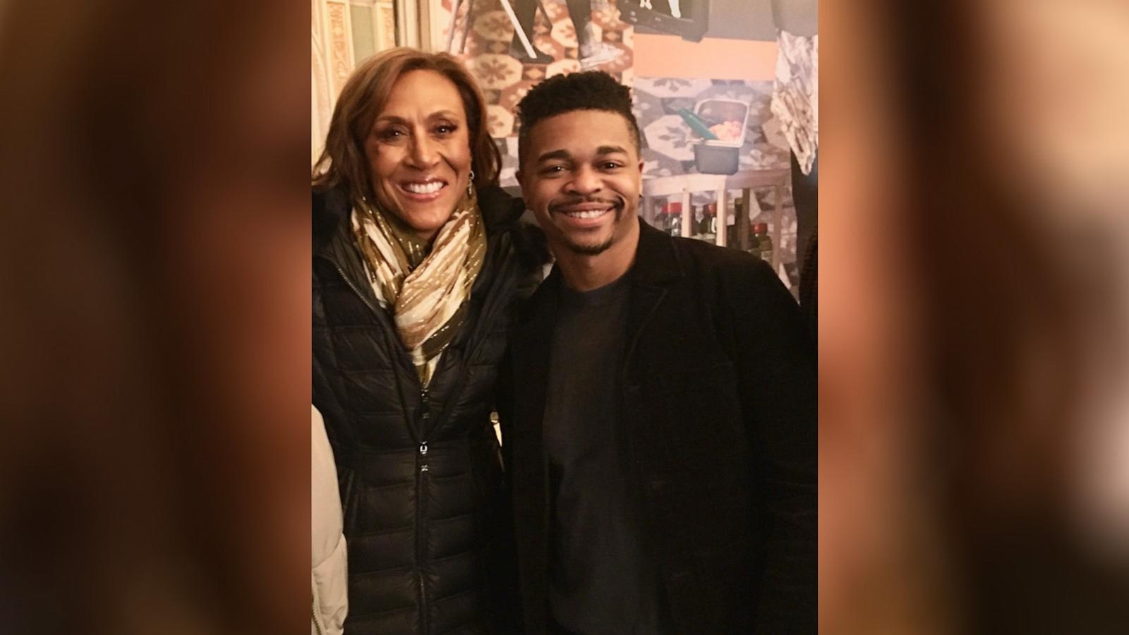 PHOTO: "Good Morning America" co-anchor Robin Roberts poses with her nephew, Jeremiah Craft.
