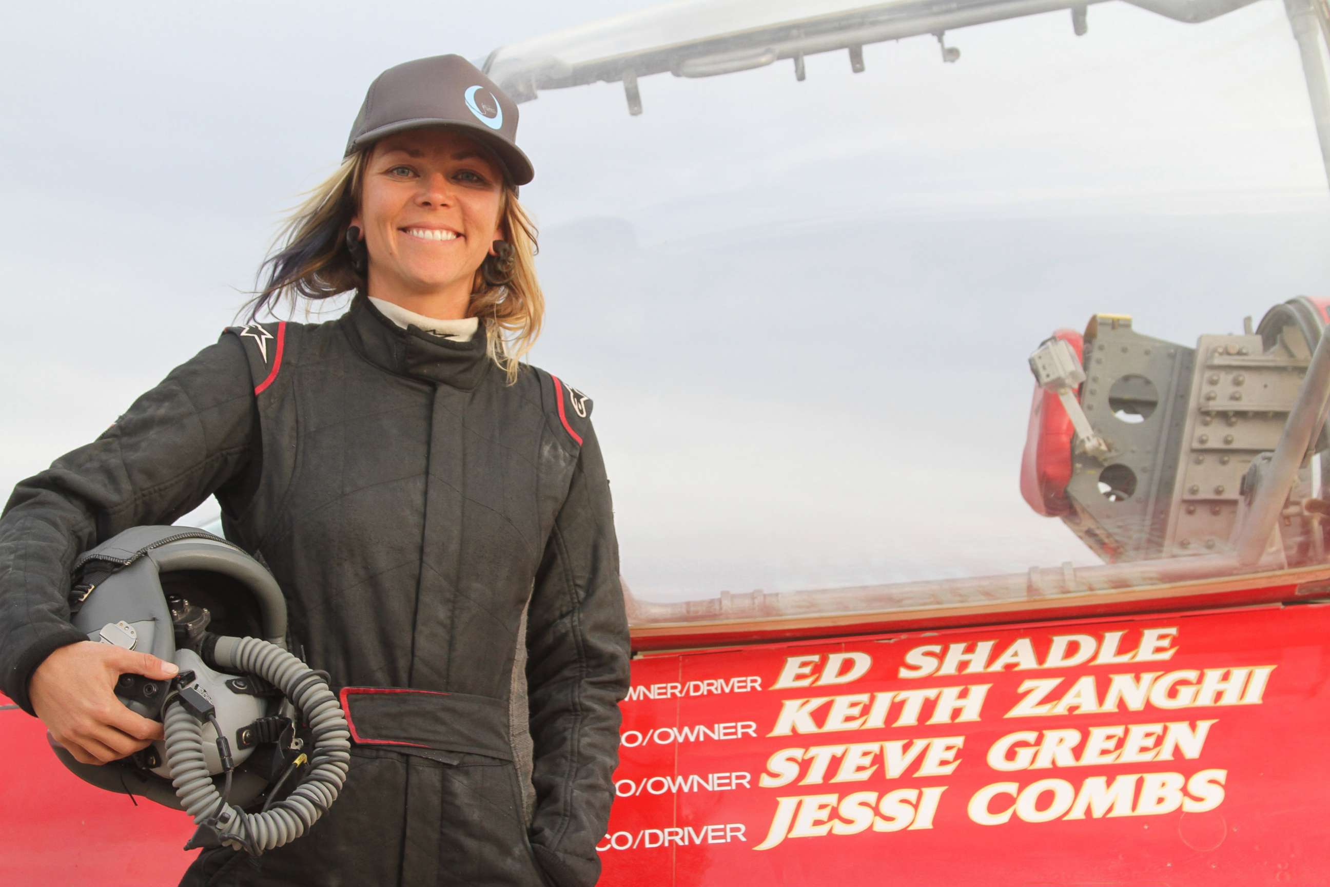 PHOTO: Jessi Combs on Oct 8, 2013 in  Alvord Desert, Oregon.