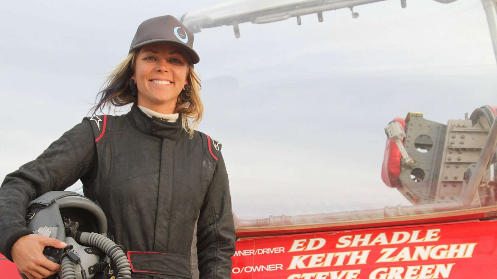 PHOTO: Jessi Combs on Oct 8, 2013 in Alvord Desert, Oregon.