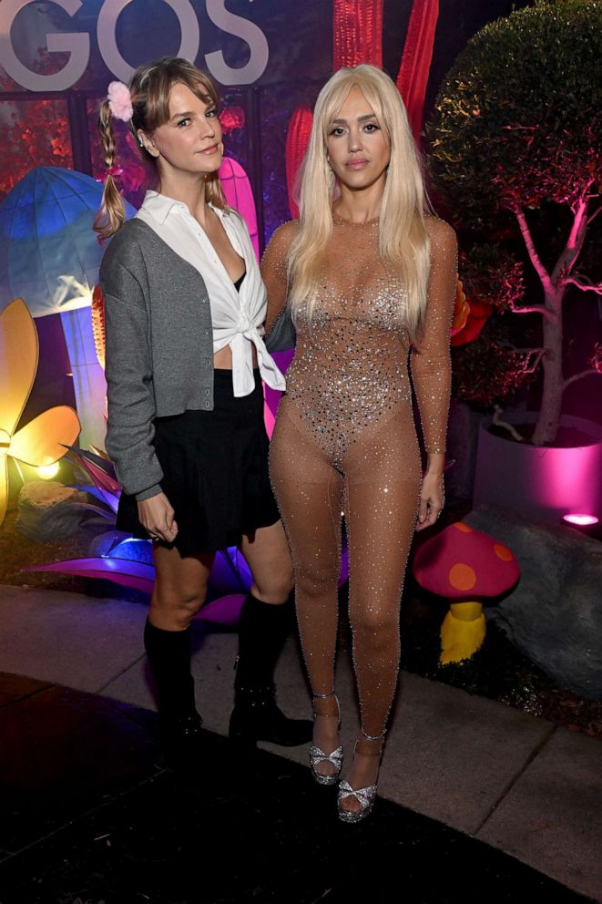 PHOTO: Kelly Sawyer Patricof and Jessica Alba attend the Annual Casamigos Halloween Party, Oct. 27, 2023, in Los Angeles.