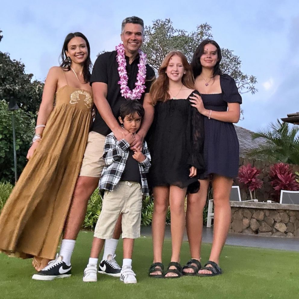Jessica Alba shares family photos from vacation with her husband and