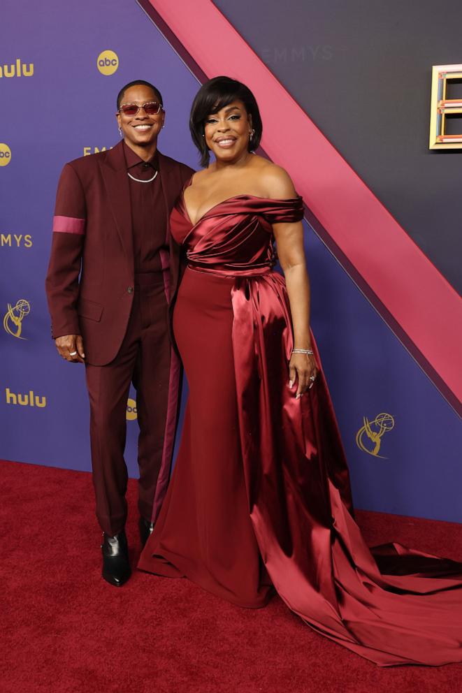 PHOTO: (L-R) Jessica Betts and Niecy Nash-Betts attend the 76th Primetime Emmy Awards on Sept. 15, 2024 in Los Angeles.