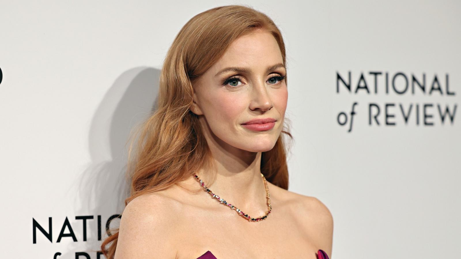 PHOTO: Jessica Chastain attends the 2024 National Board of Review Gala at Cipriani 42nd Street on January 11, 2024 in New York City.