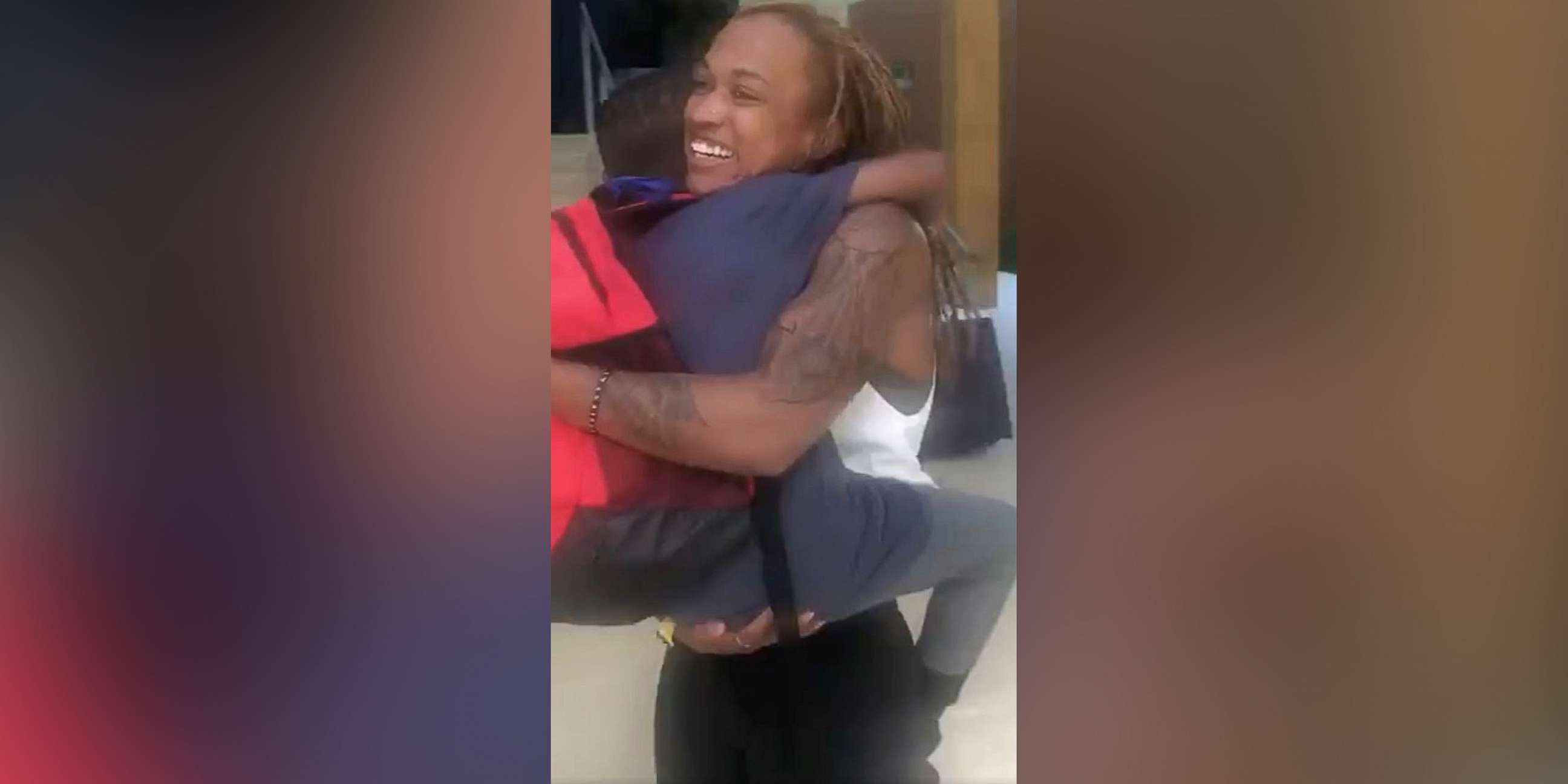 PHOTO: U.S. Women's National Team star Jessica McDonald shared a video on Twitter of her reunion in France with her son Jeremiah.