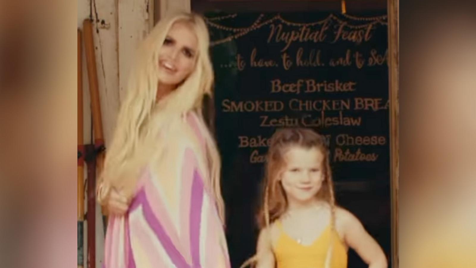 PHOTO: In a post made to her Instagram, Jessica Simpson is seen showing off clothes from her collection along with her daughter Birdie Mae.