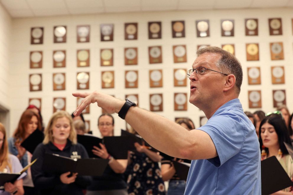 PHOTO: Jim Stanley is retiring this year as a chorus and piano teacher from Cartersville High School in Cartersville, Georgia, after 30 years of teaching.
