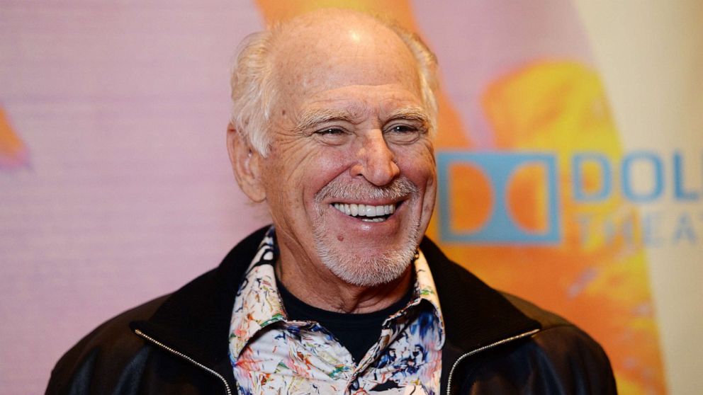 PHOTO: Musician Jimmy Buffett arrives at Jimmy Buffett's "Escape To Margaritaville" L.A. Premiere Engagement at the Dolby Theatre, Feb. 18, 2020, in Hollywood, Calif.